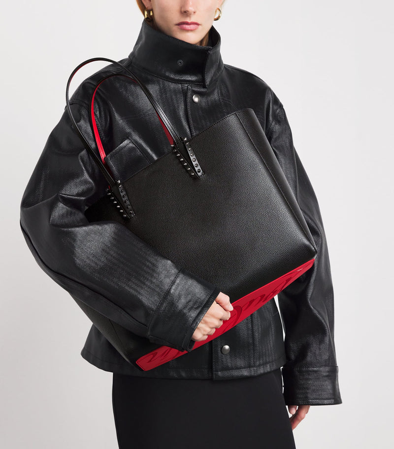 Christian Louboutin Cabata large calfskin tote bag - British product