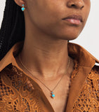 Emily P. Wheeler blue topaz heart earrings (British brand)