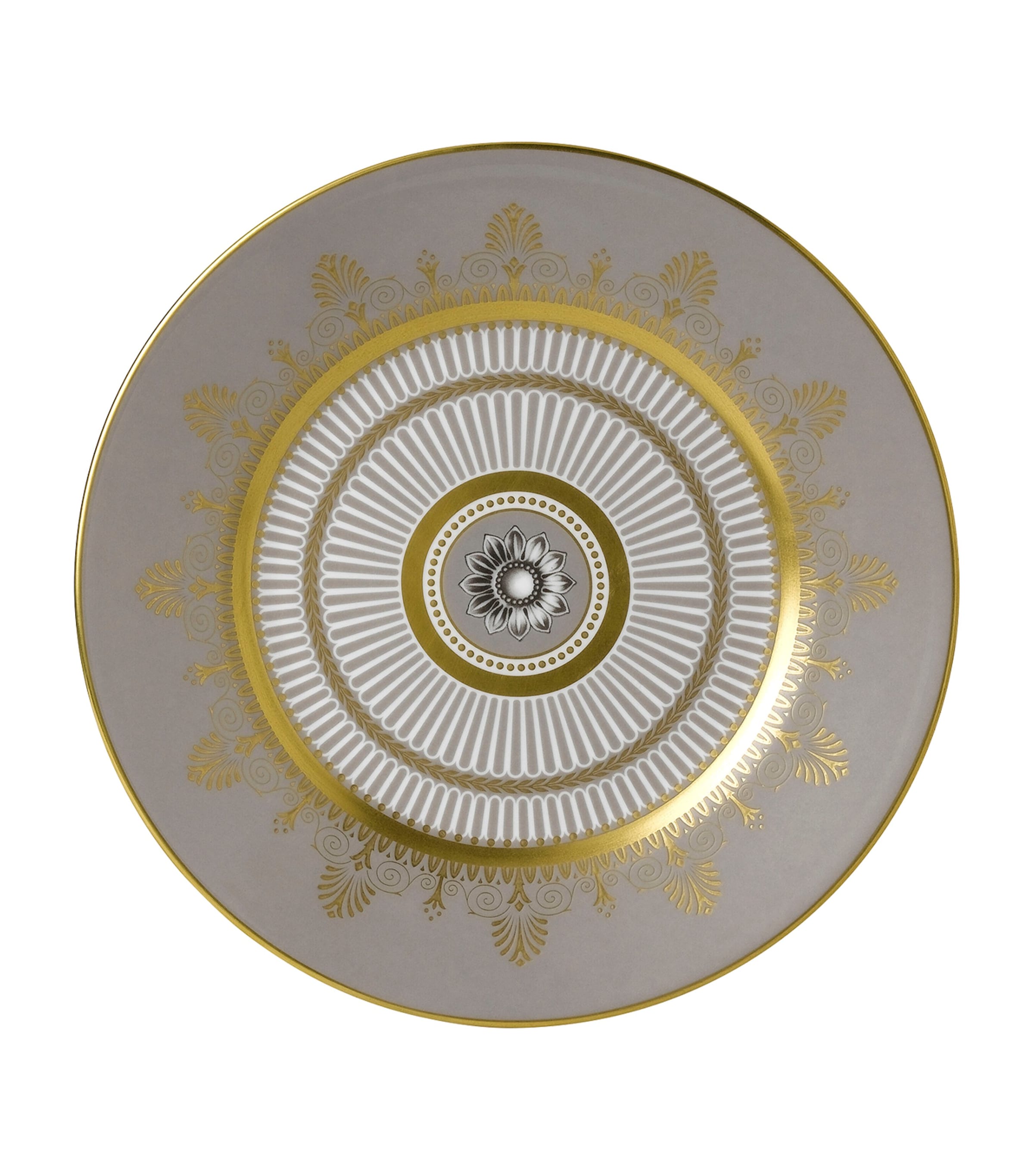 Wedgwood Anthemion Grey plate 20.5cm (British brand)