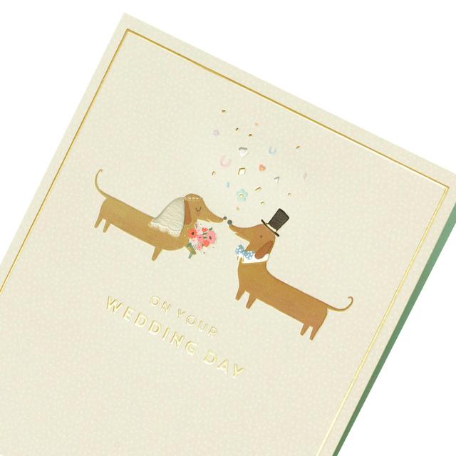 Sausage Dog Wedding Card