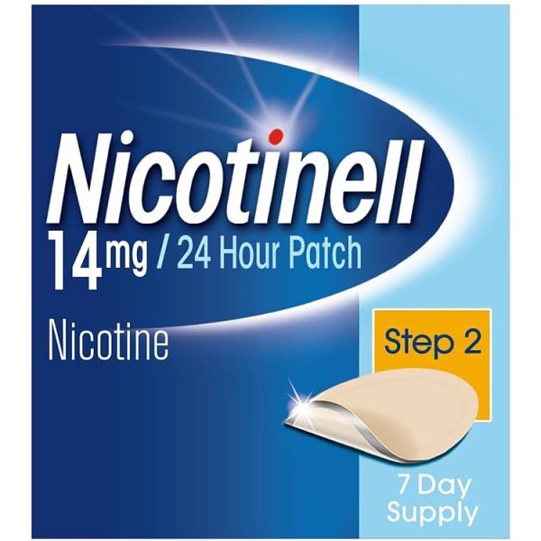 Nicotinell 14mg/24 Hour Patch Step 2 7 Day Supply GOODS Superdrug   