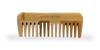 Bamboo detangling comb wide-tooth plastic-free, imported from the UK