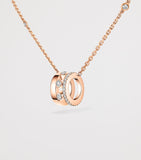 Messika Move Romane pink gold diamond necklace 0.31ct - British product
