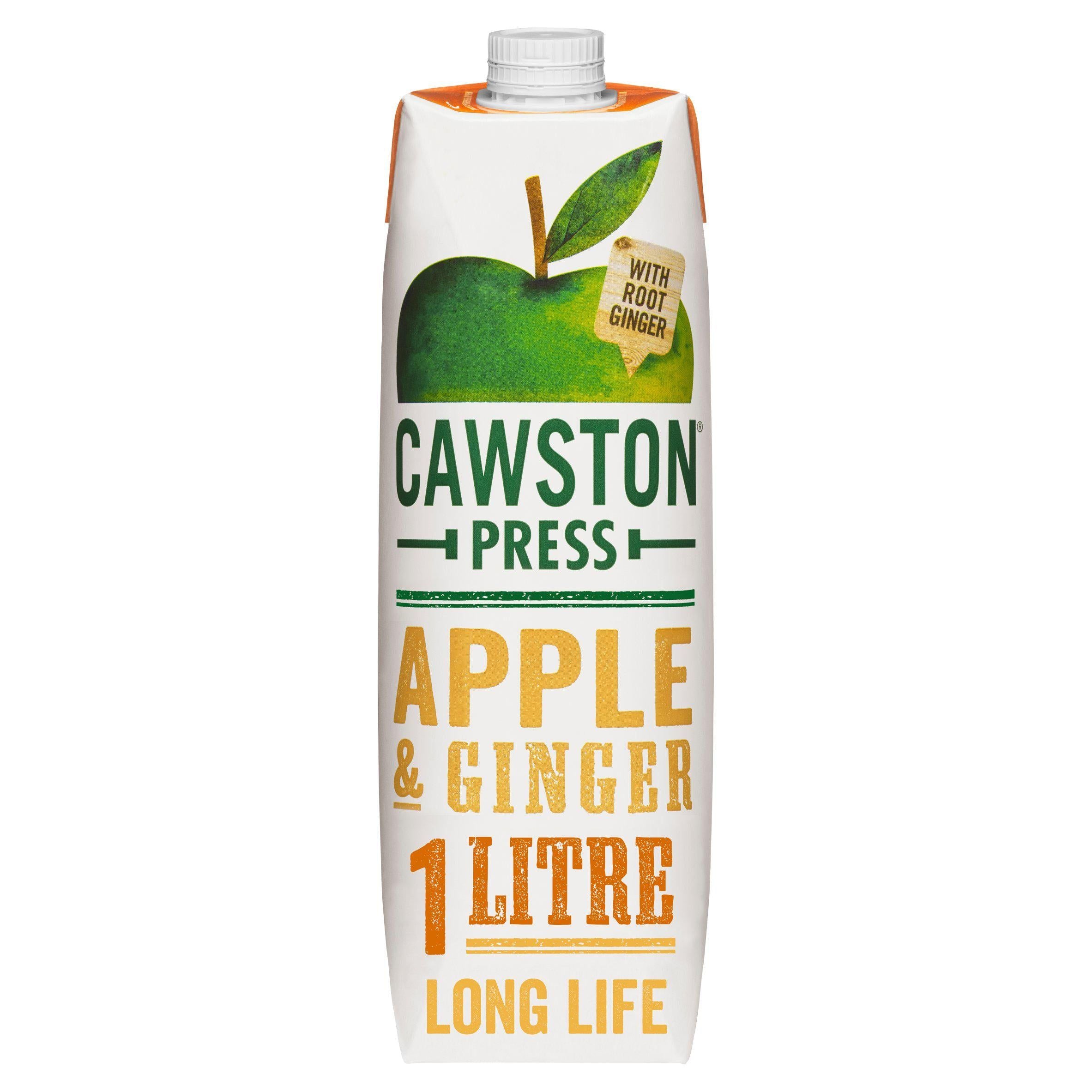 Cawston Press Apple & Ginger Juice 1L All long life juice Sainsburys   