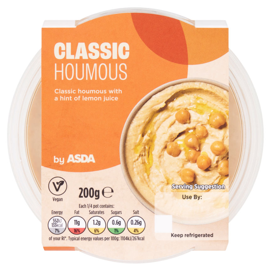 ASDA Classic Houmous GOODS ASDA   