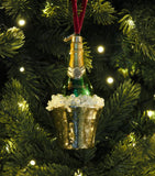 Harrods champagne bucket tree decoration 10cm - British product