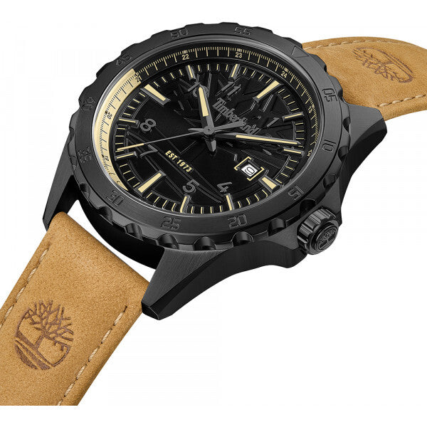 Timberland men's Day Pond beige watch, UK version