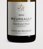 Michelot Meursault Clos Saint-Felix Monopole 2023 Burgundy wine 75cl, imported from the UK