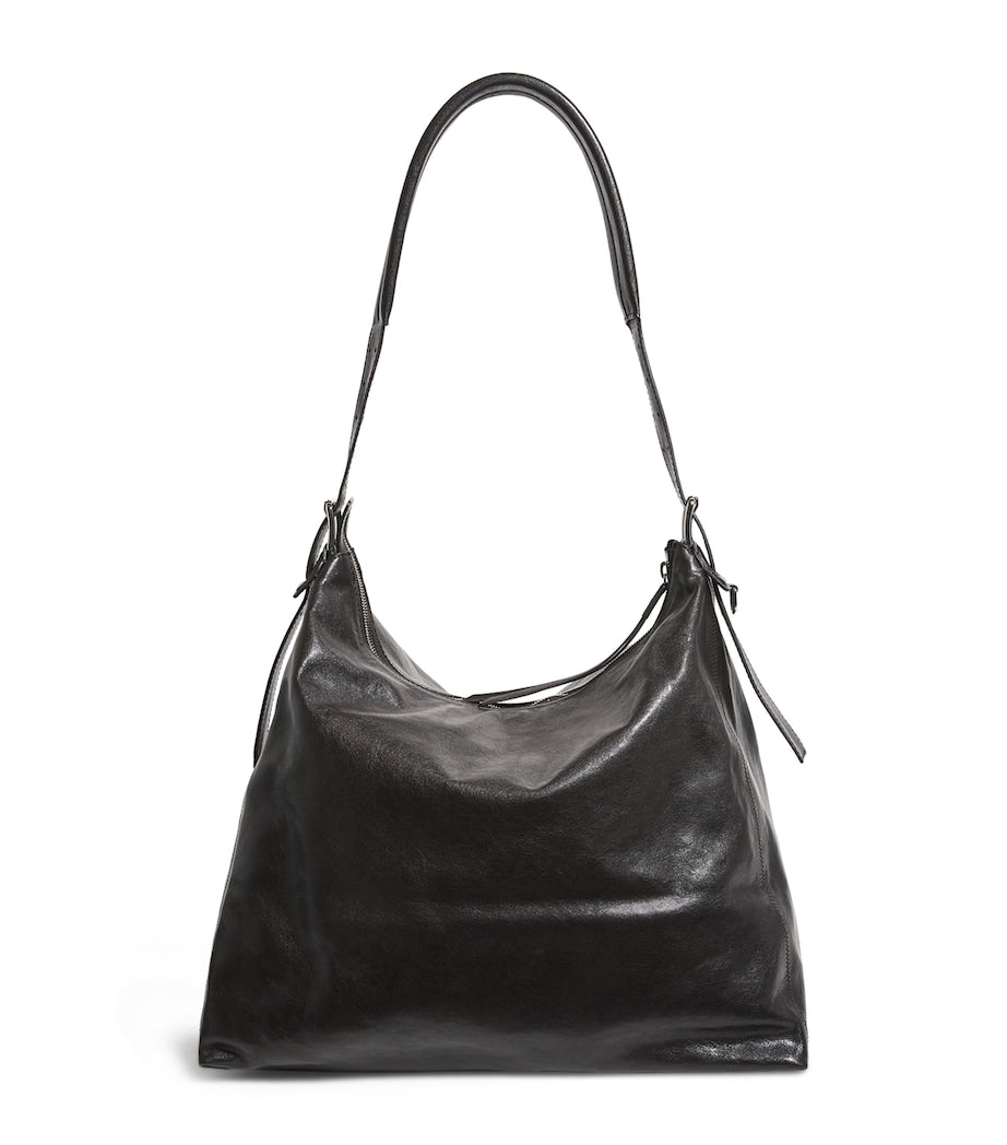 Lemaire calfskin belted tote bag with metal detailing - British product