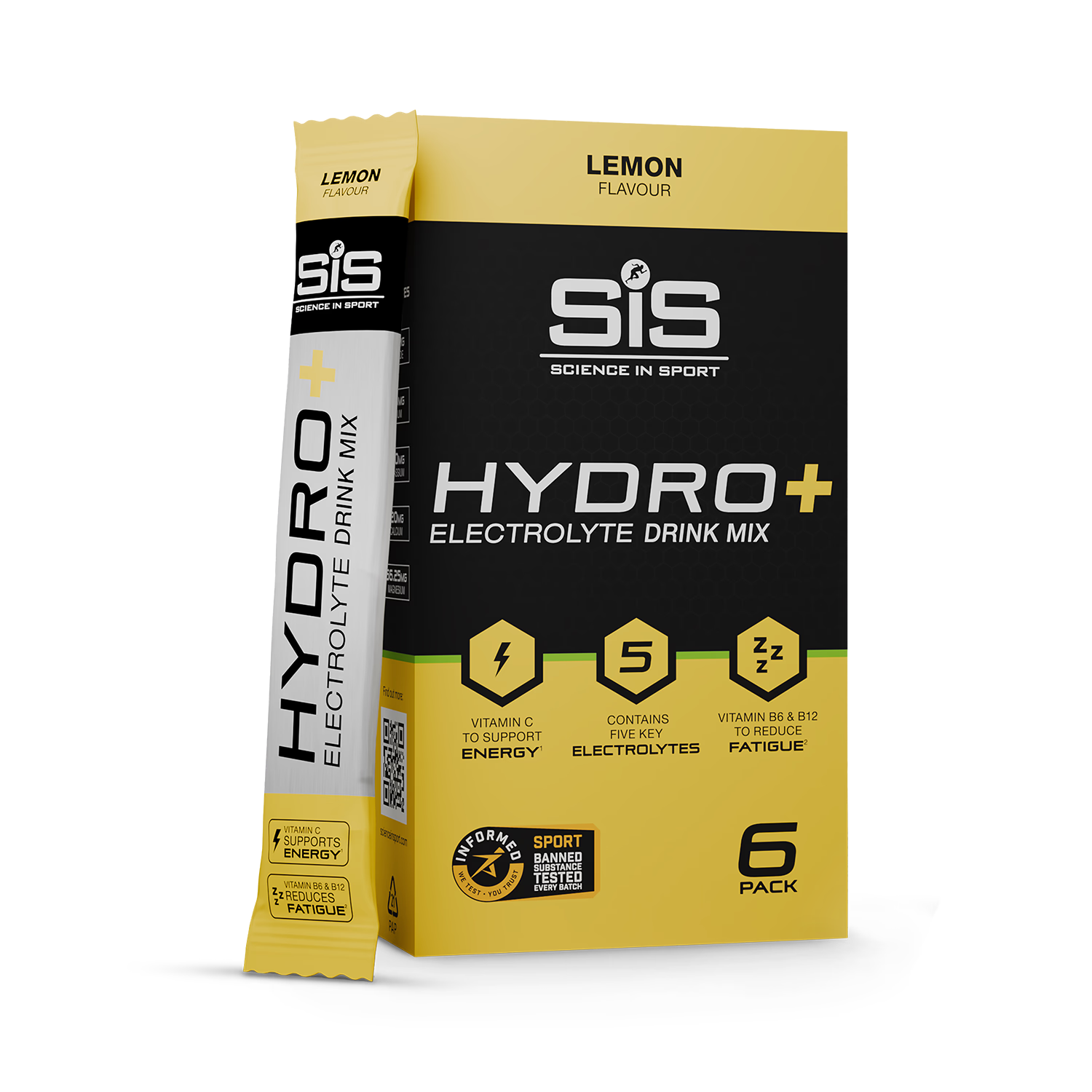 SIS Hydro+ Electrolyte Powder Lemon 6 Sachets