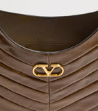 Valentino Garavani small leather Hoboho shoulder bag, imported from the UK