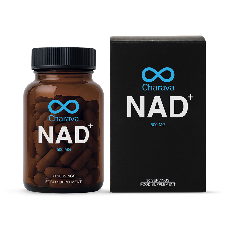 Charava NAD+500 30 capsules - British product