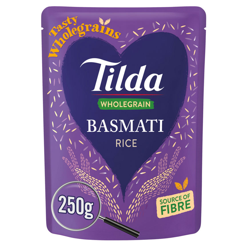 Tilda Brown Wholegrain Basmati Rice GOODS ASDA   