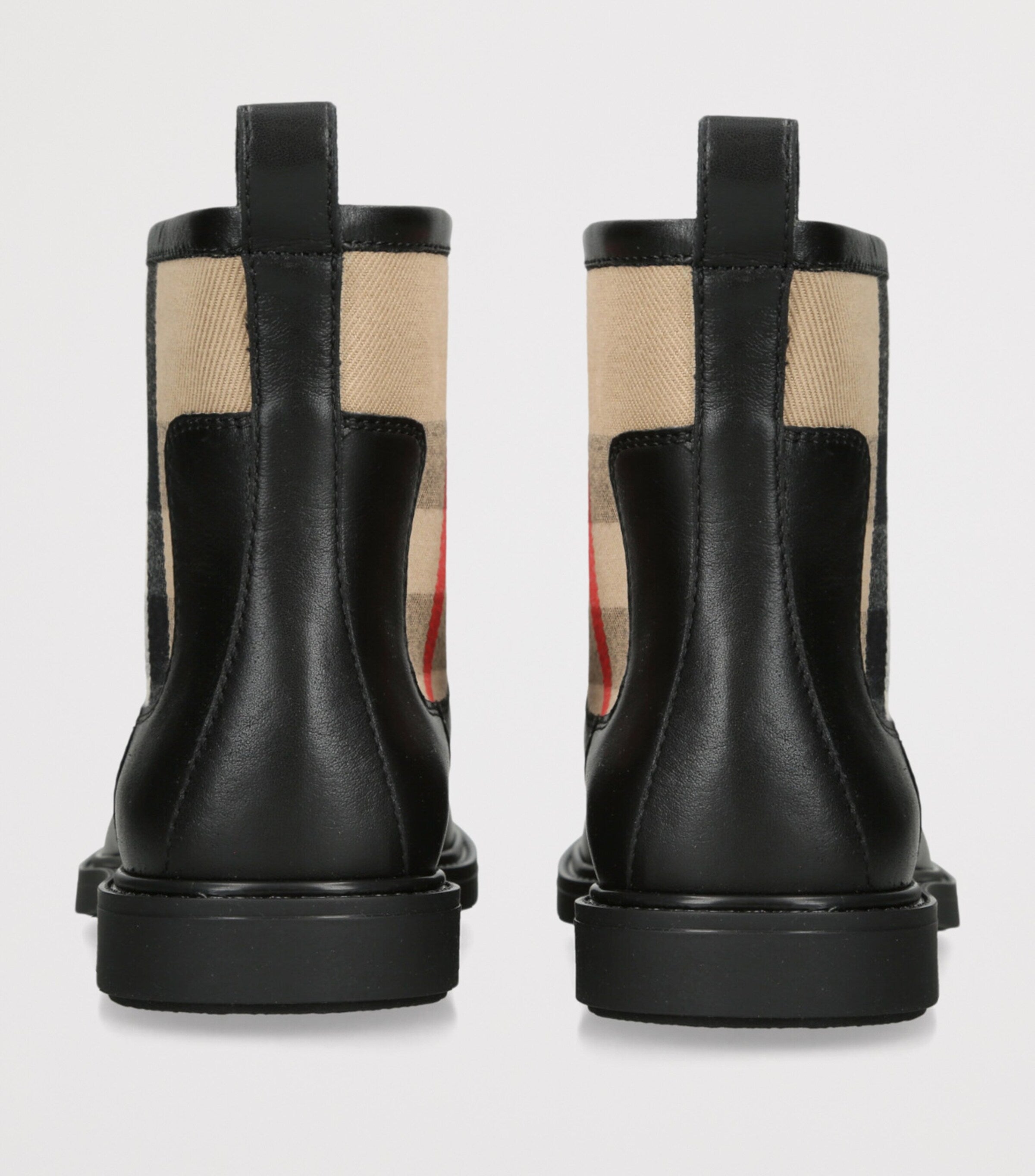 Burberry Kids Leather Sidney Ankle Boots - British product