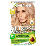 Garnier Nutrisse Creme Blonde Hair Dye Permanent Nourishing Hair Mask Conditioner- 9.12 Very Light Pearly Blonde GOODS Boots   