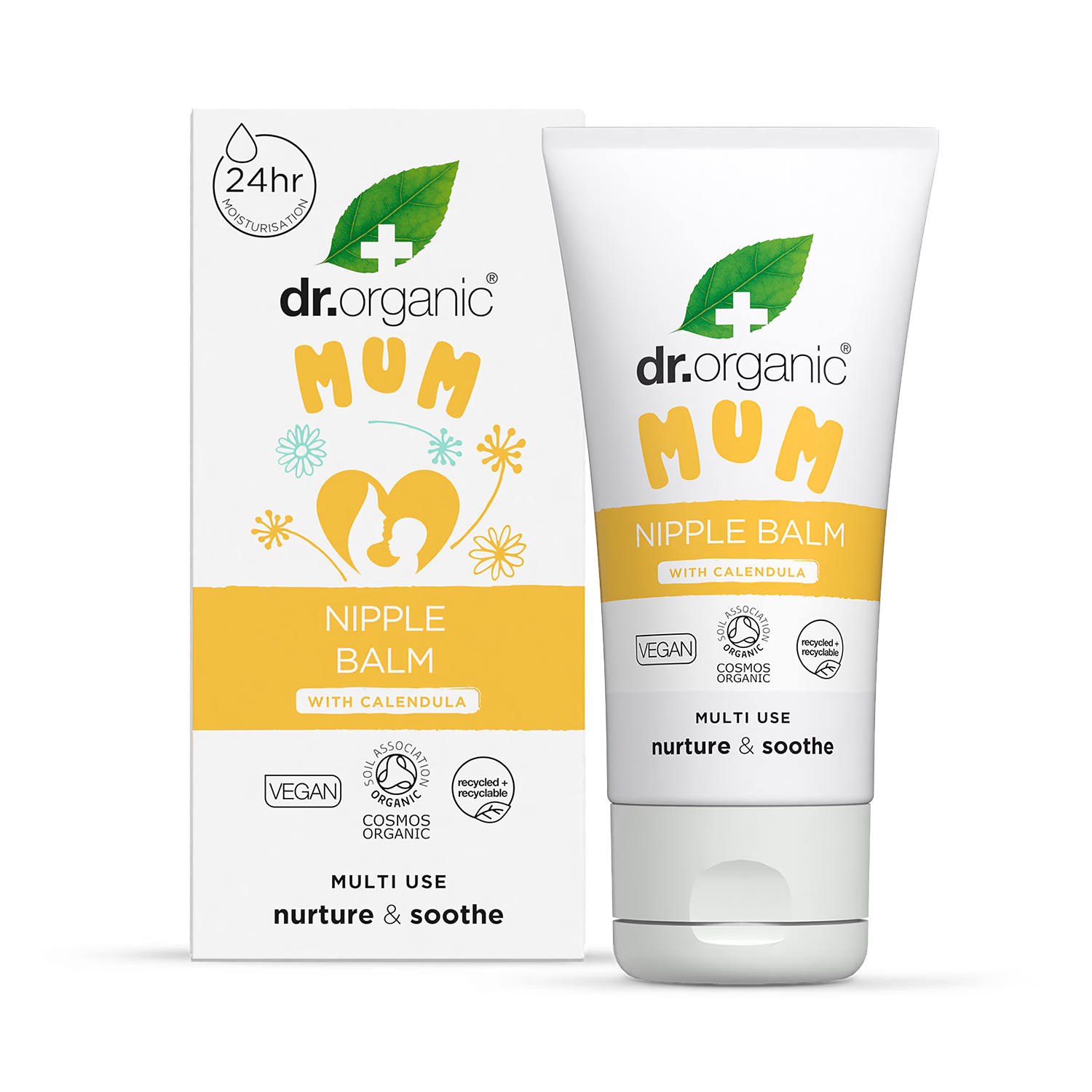 Dr Organic mother baby nipple balm 30ml, UK version