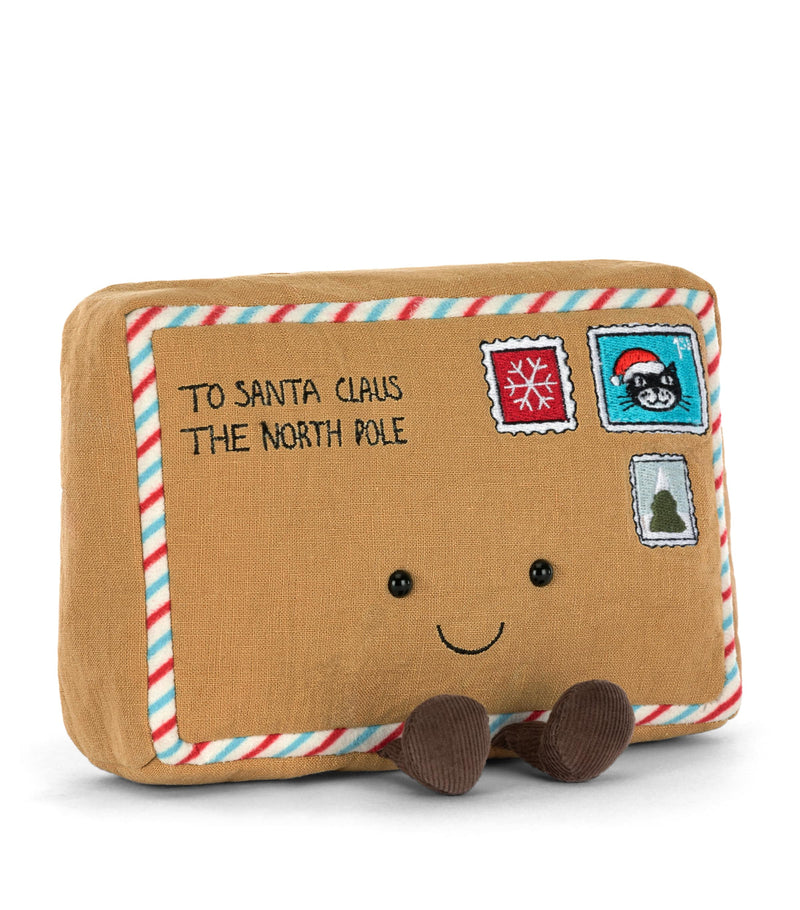 Jellycat Amuseables Letter to Santa soft toy 15cm, UK version
