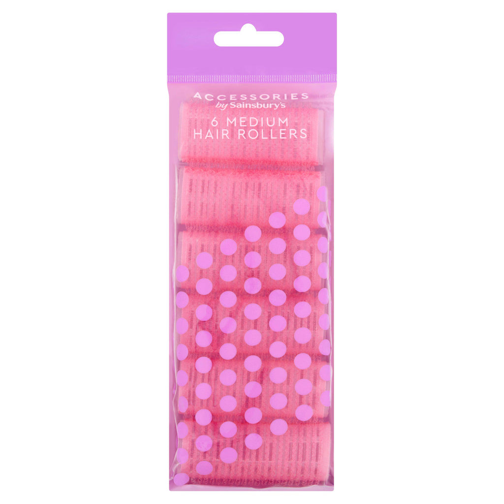 Sainsbury's Vented Hair Rollers, Medium x6