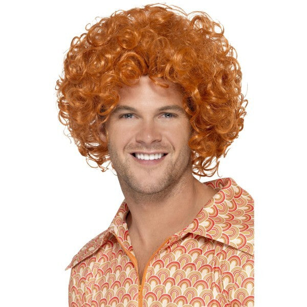 Smiffys curly afro wig ginger (British brand)
