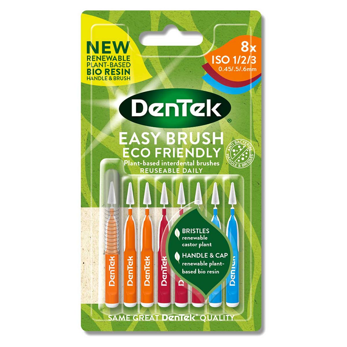 DenTek ECO Easy Brush Interdental Brush Multi ISO1/2/3 GOODS Boots   