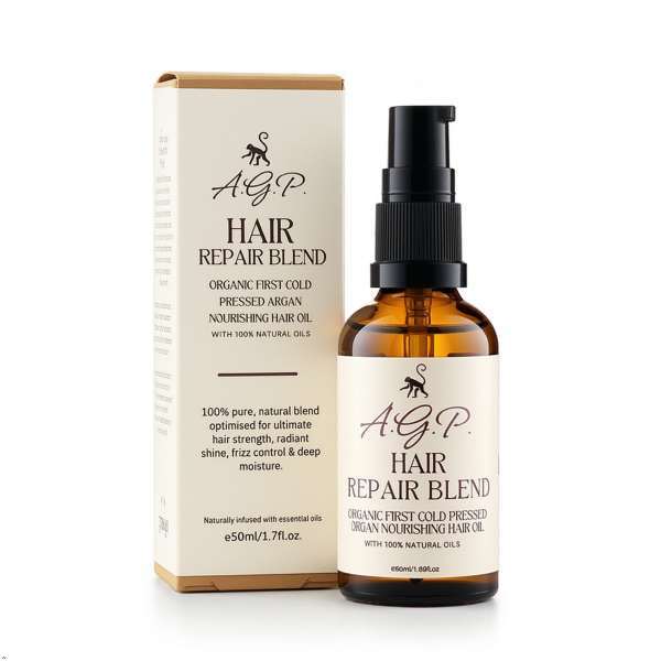 AGP Skincare Argan Hair Repair Oil 50ml, imported from the UK