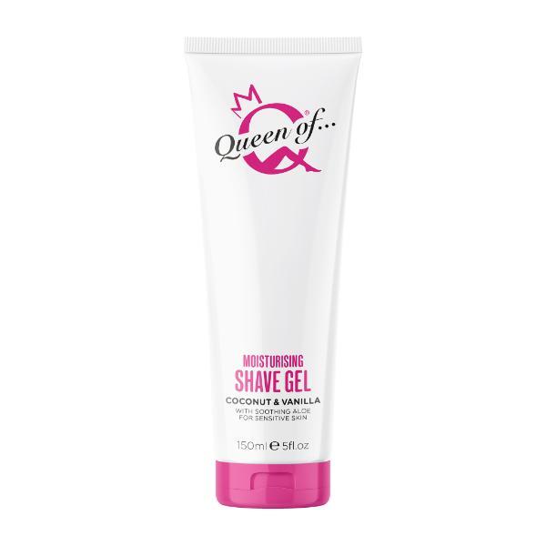 Queen of Ooh la la coconut vanilla shaving cream 150ml, imported from the UK