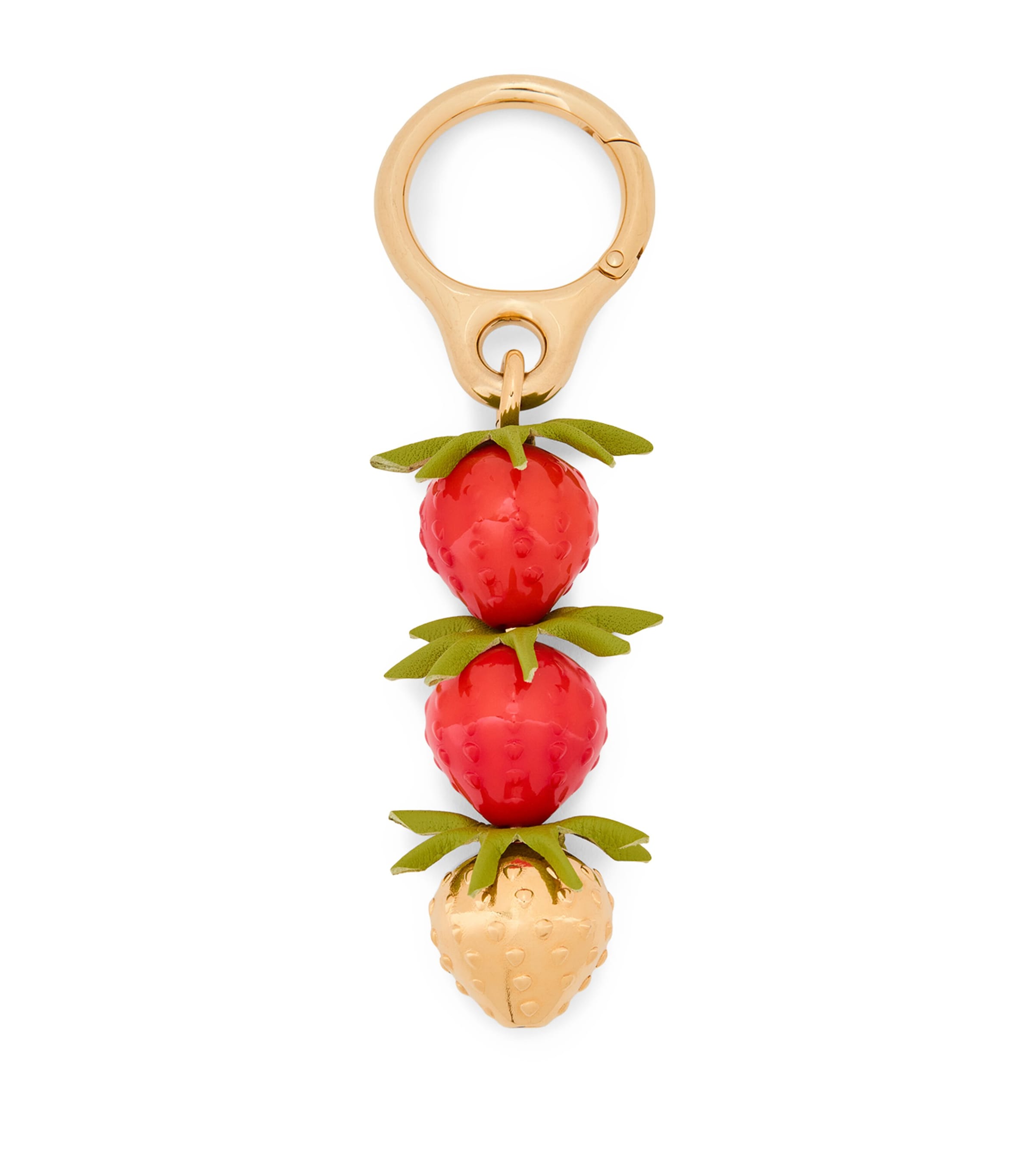 LOEWE calfskin strawberry bag charm, UK version