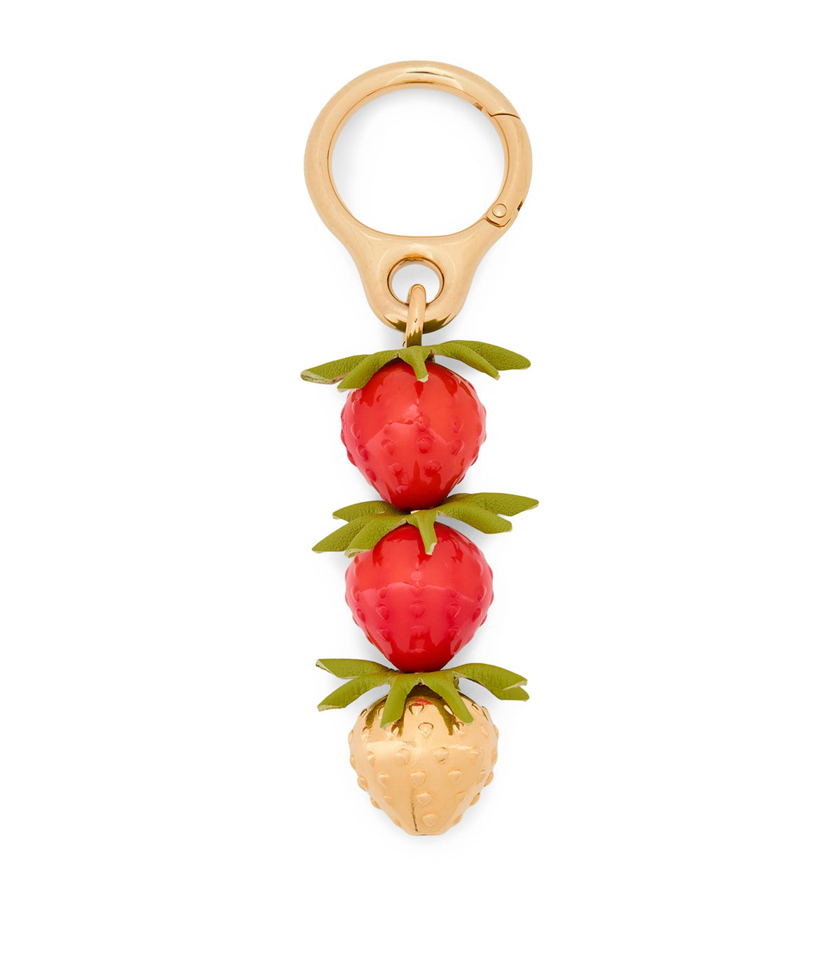 LOEWE calfskin strawberry bag charm, UK version