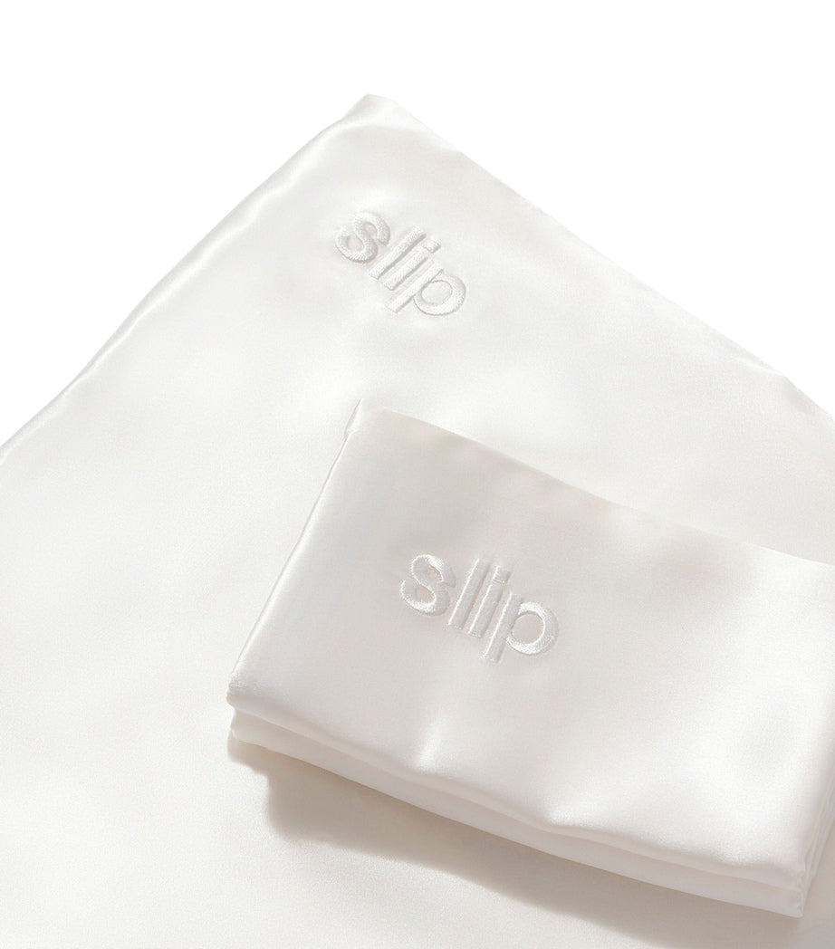 Slip mulberry silk queen pillowcase for hair and skin care (British brand)