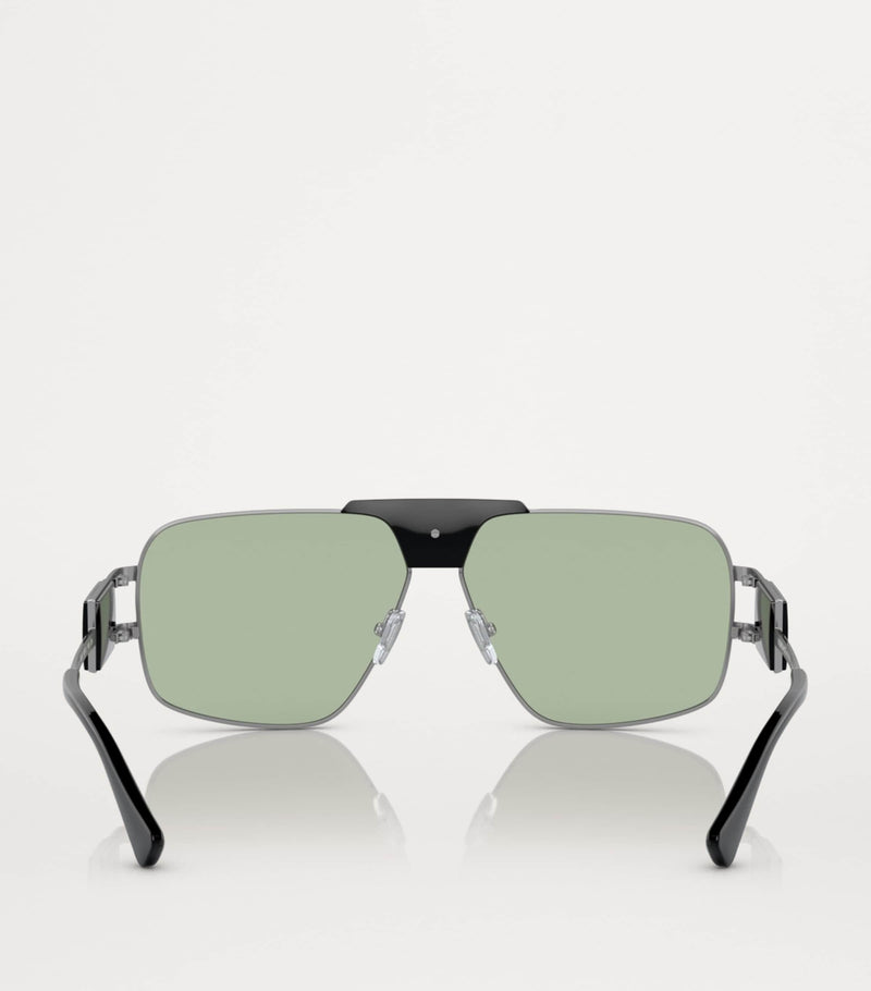 Versace Sunglasses Steel 0VE2251, imported from the UK
