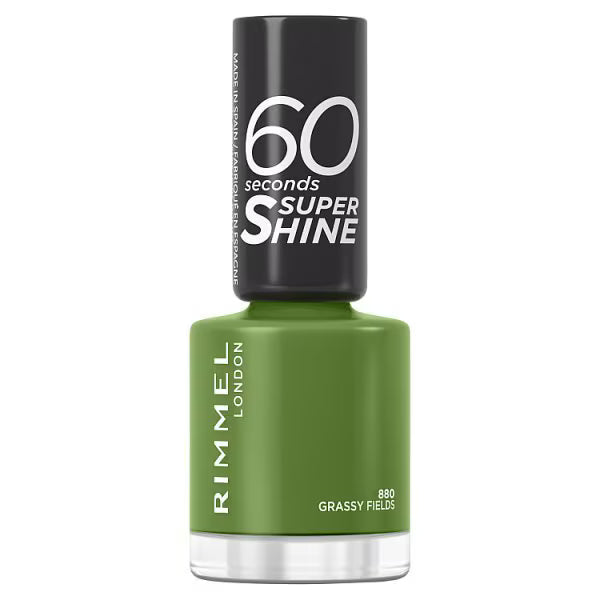 Rimmel 60 Seconds 880 Grassy Fields 8ml, imported from the UK