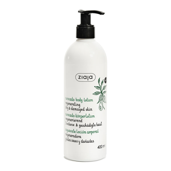 Ziaja avocado oil regenerating body lotion 400ml (British brand)