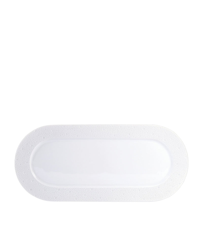 Bernardaud Ecume porcelain cake platter 37cm - British product