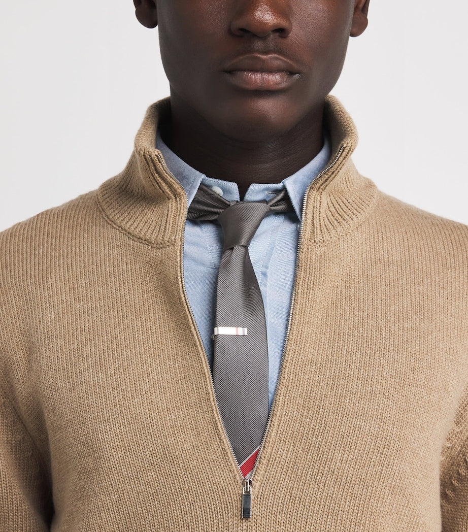Thom Browne silk tie RWB stripe - British product
