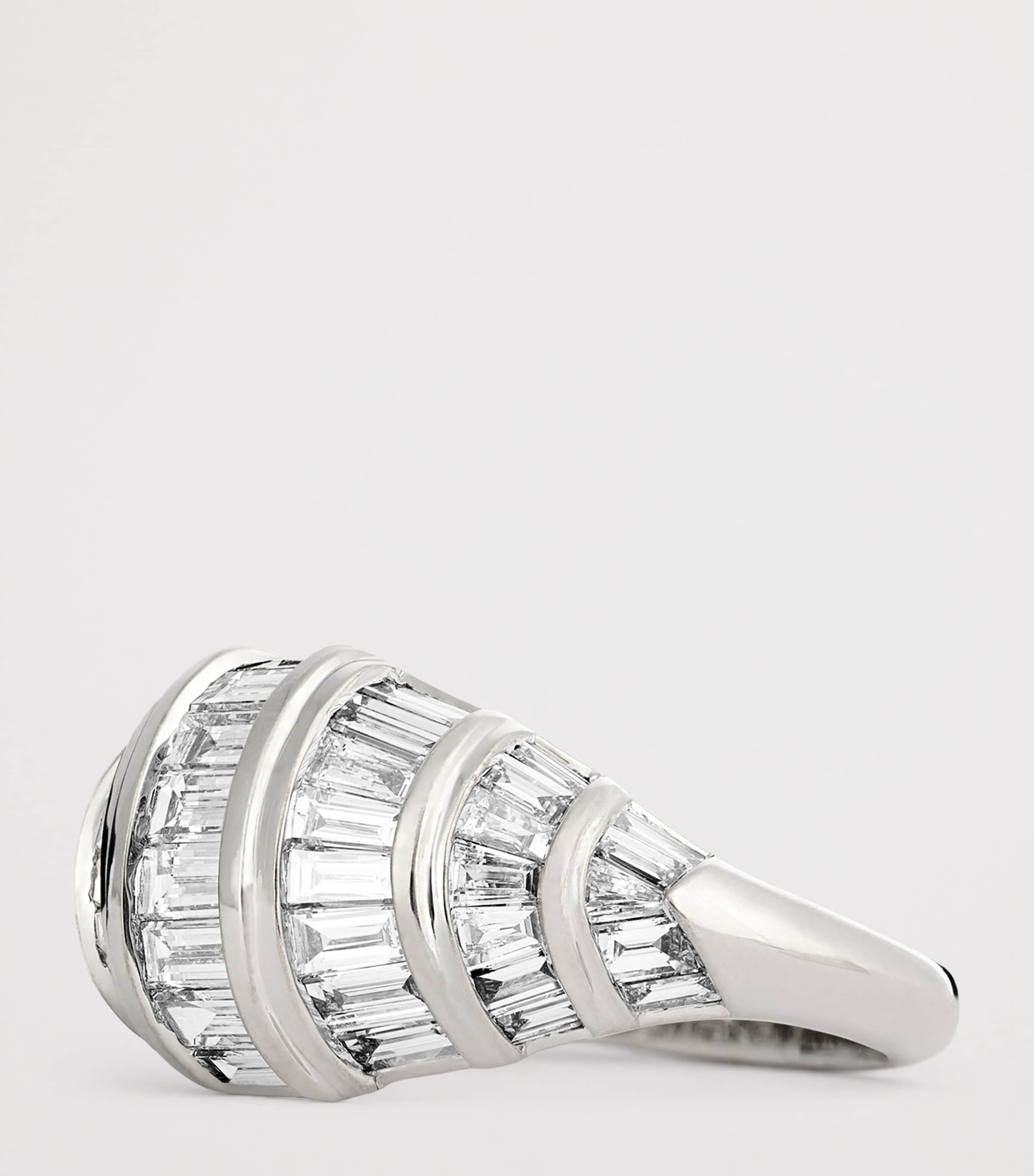 Anita Ko white gold diamond domed Zoe ring, imported from the UK