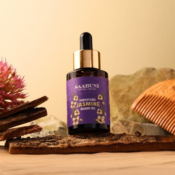 Saabuni Fortifying Jasmine Beard Oil & Comb - British product