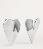 Alaïa Le Coeur stud earrings brass, (British brand)