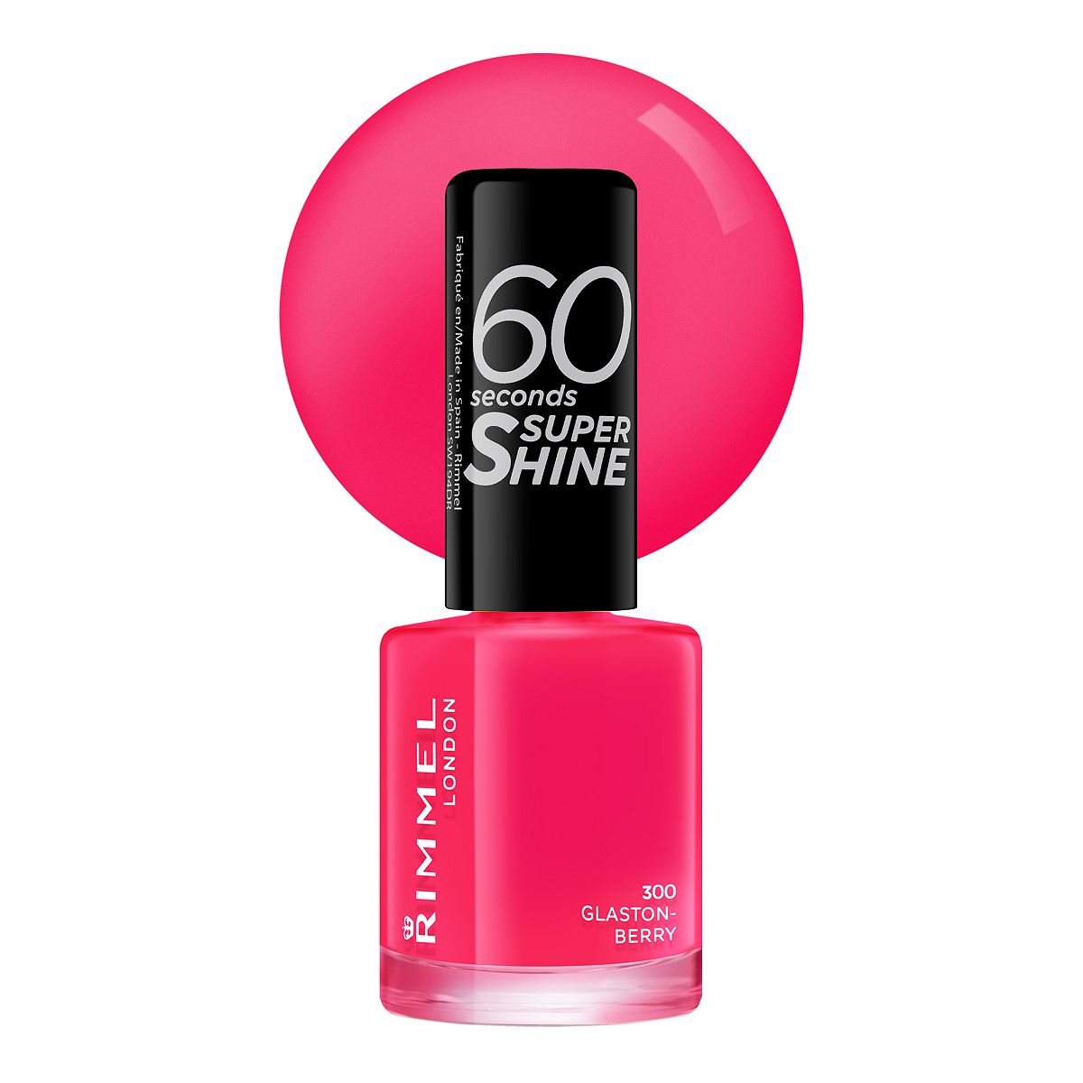 Rimmel 60 Seconds Super Shine Nail Polish - Glaston-Berry GOODS Boots   