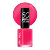 Rimmel 60 Seconds Super Shine Nail Polish - Glaston-Berry GOODS Boots   