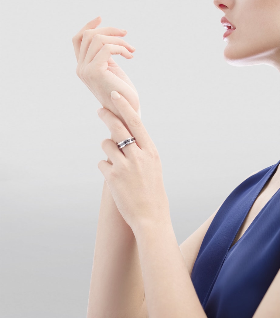 Bvlgari B.zero1 sterling silver ring (British brand)