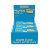 Nutry white protein cups peanut filling 12 pack - British product