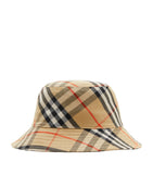 Burberry bucket hat with Check pattern and EKD emblem (British brand)
