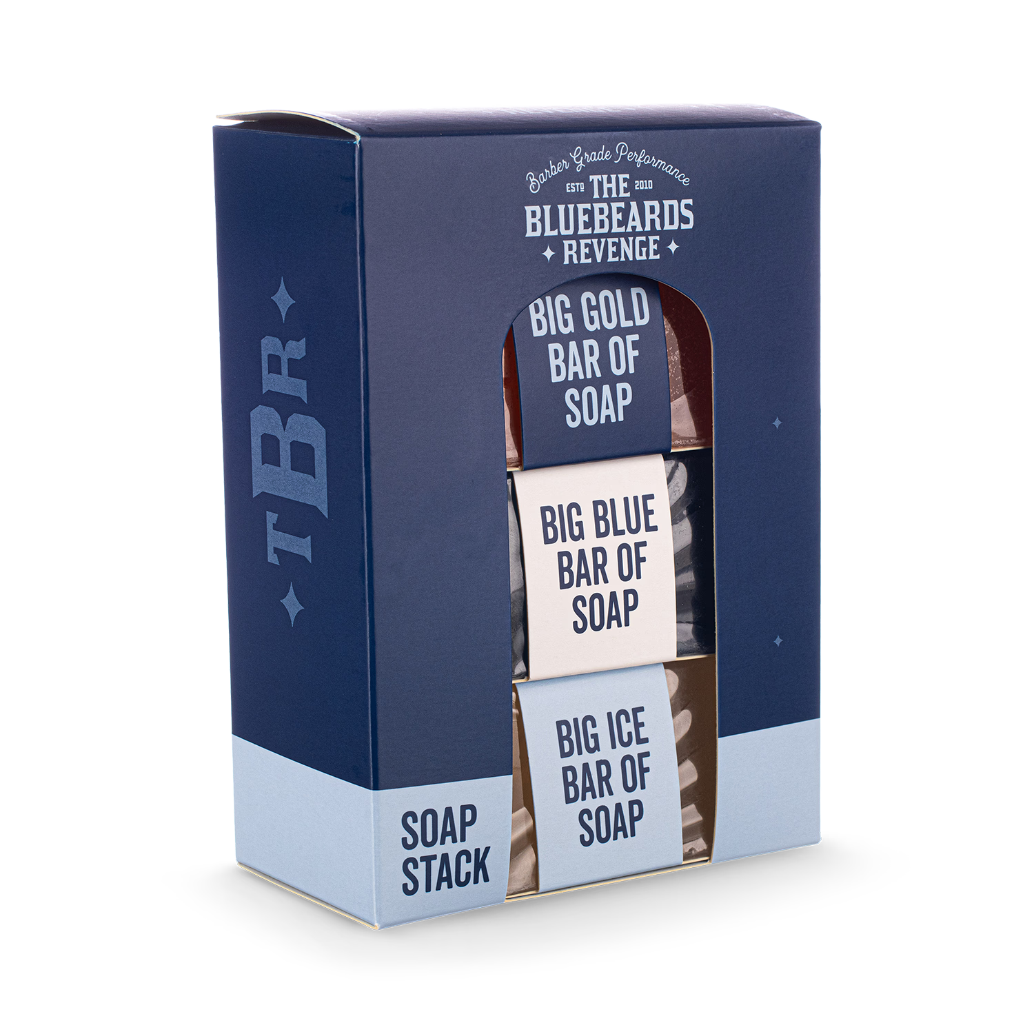 Bluebeards Revenge Soap Stack Gift Set 175g bars, UK version