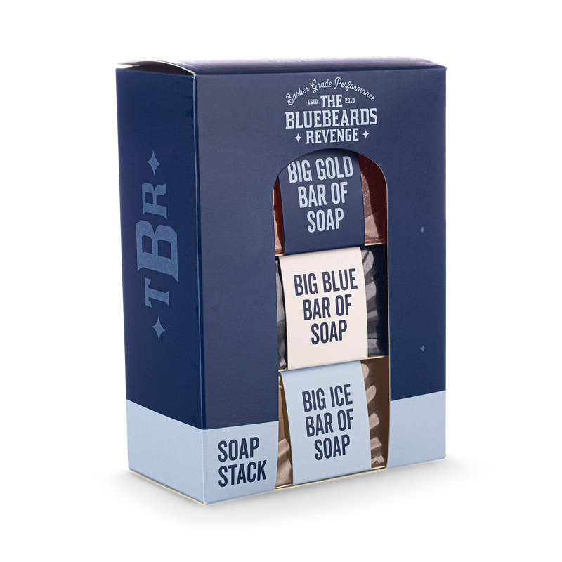 Bluebeards Revenge Soap Stack Gift Set 175g bars, UK version