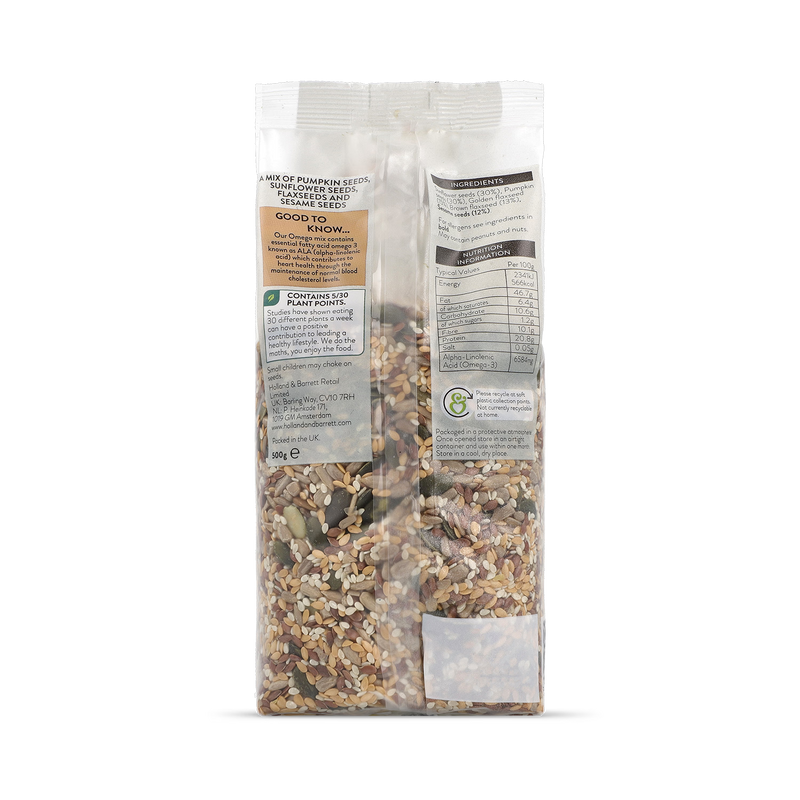Holland & Barrett Omega Mix Seeds 500g, UK version