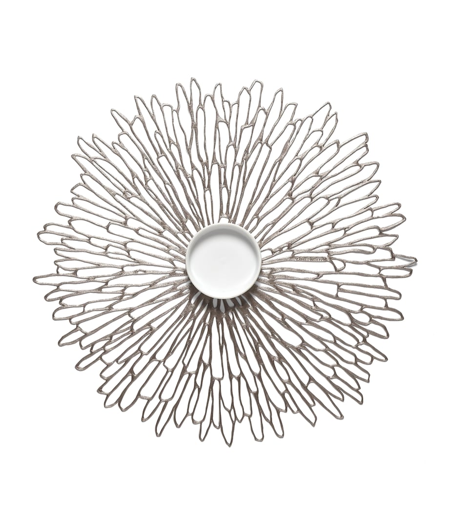Chilewich Bloom Round placemat 38cm x 40cm - British product
