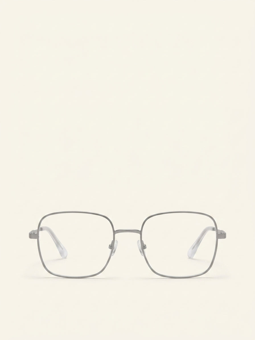 Gucci GG1434O square-frame metal optical glasses, UK version
