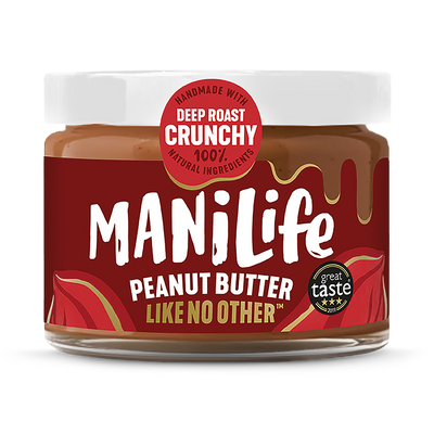 Manilife Deep Roast Knusprige Erdnussbutter 275 g