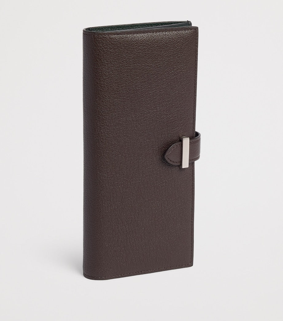 Dunhill Alfred Long Capra Leather Wallet (British brand)