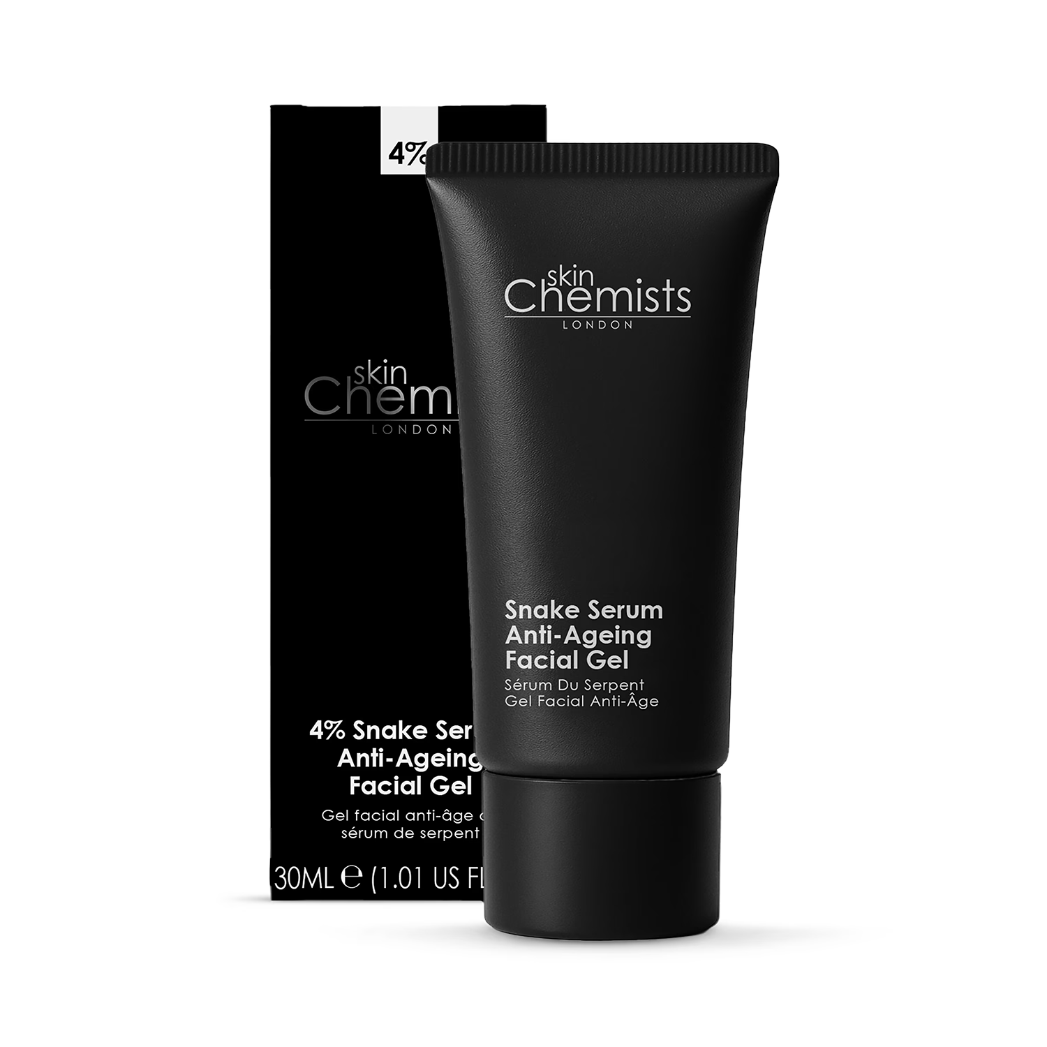 skinChemists Snake Serum anti-ageing facial gel 30ml (British brand)